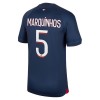 Paris Saint-Germain 2023-24 Marquinhos 5 Hjemme - Herre Fotballdrakt